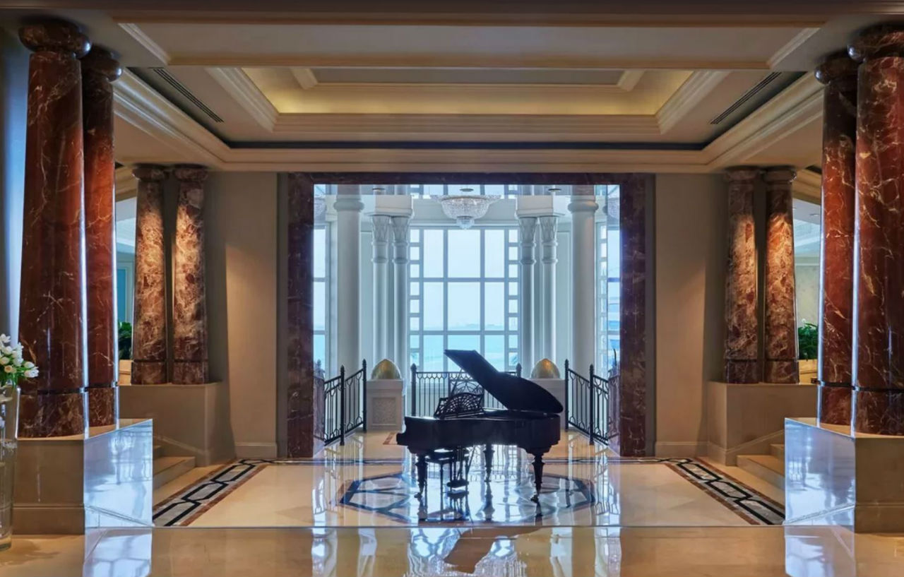Four Seasons Hotel Doha Eksteriør billede The lobby